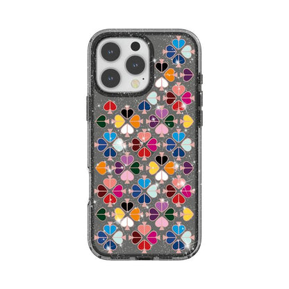 Glittering Crystal Red Heart Pattern Phone Case, For iPhone 17, For iPhone Air, For iPhone 16 Pro Max, For iPhone 16 Pro