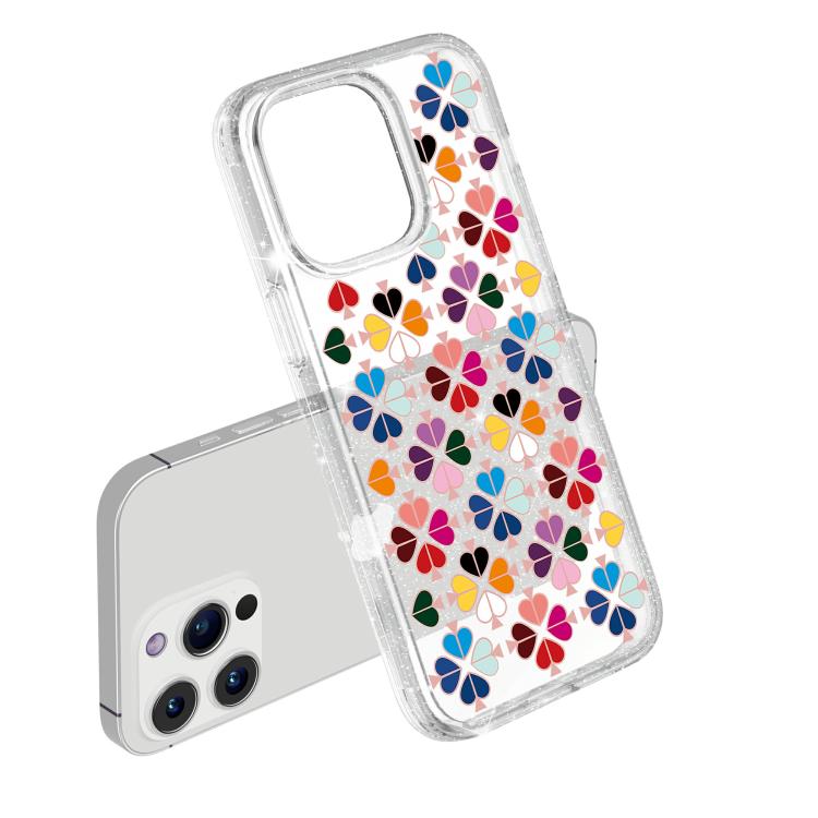Glittering Crystal Red Heart Pattern Phone Case, For iPhone 14 Pro, For iPhone 14 Pro Max, For iPhone 13 Pro Max, For iPhone 13 Pro