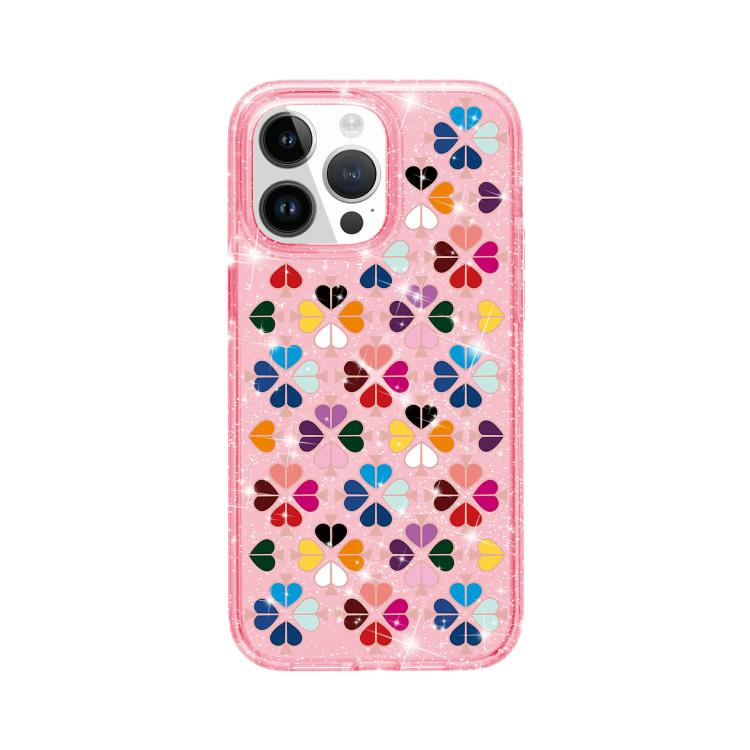 Glittering Crystal Red Heart Pattern Phone Case, For iPhone 14 Pro, For iPhone 14 Pro Max, For iPhone 13 Pro Max, For iPhone 13 Pro