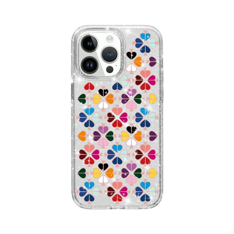 Glittering Crystal Red Heart Pattern Phone Case, For iPhone 14 Pro, For iPhone 14 Pro Max, For iPhone 13 Pro Max, For iPhone 13 Pro
