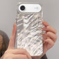Rhinestone Lens Frame Wrinkled Design Phone Case, For iPhone 17 Pro Max, For iPhone 17 Pro, For iPhone 17, For iPhone Air, For iPhone 16 Pro Max, For iPhone 16 Pro, For iPhone 16, For iPhone 15 Pro Max
