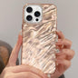 Rhinestone Lens Frame Wrinkled Design Phone Case, For iPhone 17 Pro Max, For iPhone 17 Pro, For iPhone 17, For iPhone Air, For iPhone 16 Pro Max, For iPhone 16 Pro, For iPhone 16, For iPhone 15 Pro Max