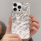 Rhinestone Lens Frame Wrinkled Design Phone Case, For iPhone 15 Pro, For iPhone 15, For iPhone 14, For iPhone 14 Pro, For iPhone 14 Pro Max, For iPhone 13 Pro Max, For iPhone 13 Pro, For iPhone 13