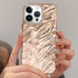 Rhinestone Lens Frame Wrinkled Design Phone Case, For iPhone 15 Pro, For iPhone 15, For iPhone 14, For iPhone 14 Pro, For iPhone 14 Pro Max, For iPhone 13 Pro Max, For iPhone 13 Pro, For iPhone 13