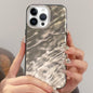 Rhinestone Lens Frame Wrinkled Design Phone Case, For iPhone 15 Pro, For iPhone 15, For iPhone 14, For iPhone 14 Pro, For iPhone 14 Pro Max, For iPhone 13 Pro Max, For iPhone 13 Pro, For iPhone 13