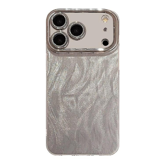 Feather-Gauze Laser Phone Case with Lens Film, For iPhone 17 Pro Max, For iPhone 17 Pro, For iPhone 17, For iPhone Air, For iPhone 16 Pro Max, For iPhone 16 Pro, For iPhone 16 Plus, For iPhone 16, For iPhone 15 Pro Max, For iPhone 15 Pro