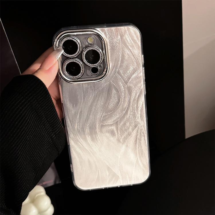 Feather-Gauze Laser Phone Case with Lens Film, For iPhone 11 Pro