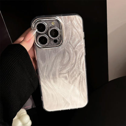 Feather-Gauze Laser Phone Case with Lens Film, For iPhone 11 Pro