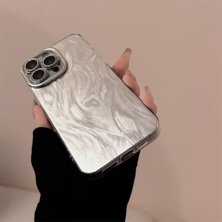 Feather-Gauze Laser Phone Case with Lens Film, For iPhone 11 Pro