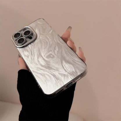 Feather-Gauze Laser Phone Case with Lens Film, For iPhone 11 Pro