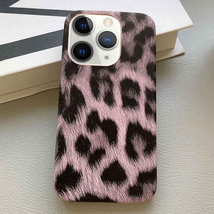 Leopard Print Leather-Textured PU Phone Case, For iPhone 13 Pro, For iPhone 13, For iPhone 12, For iPhone 12 Pro Max, For iPhone 12 Pro, For iPhone 11 Pro Max, For iPhone 11, For iPhone 11 Pro