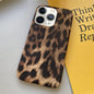 Leopard Print Leather-Textured PU Phone Case, For iPhone 13 Pro, For iPhone 13, For iPhone 12, For iPhone 12 Pro Max, For iPhone 12 Pro, For iPhone 11 Pro Max, For iPhone 11, For iPhone 11 Pro