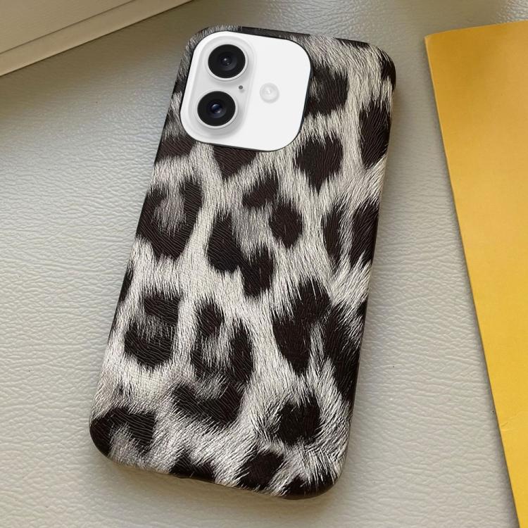 Leopard Print Leather-Textured PU Phone Case, For iPhone 17 Pro Max, For iPhone 17 Pro, For iPhone 17, For iPhone 16 Pro Max, For iPhone 16 Pro, For iPhone 16 Plus, For iPhone 16, For iPhone 15 Pro Max