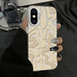 Wavy Stripes Pattern Frosted IMD 2-in-1 PC Phone Case, For iPhone 11 Pro, For iPhone X / XS, For iPhone XR, For iPhone XS Max