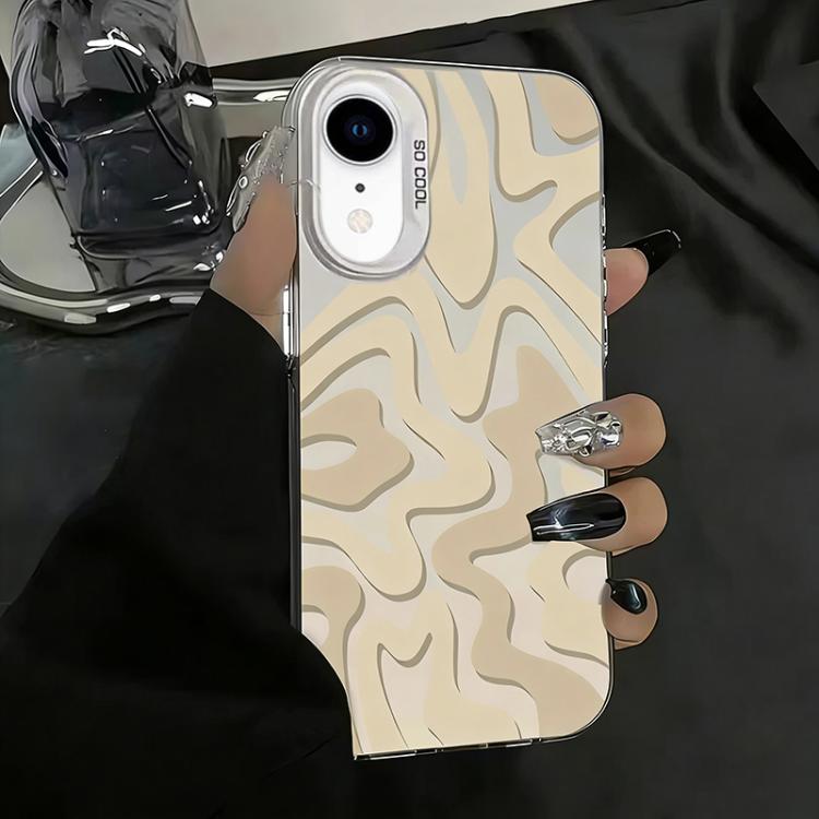 Wavy Stripes Pattern Frosted IMD 2-in-1 PC Phone Case, For iPhone 11 Pro, For iPhone X / XS, For iPhone XR, For iPhone XS Max