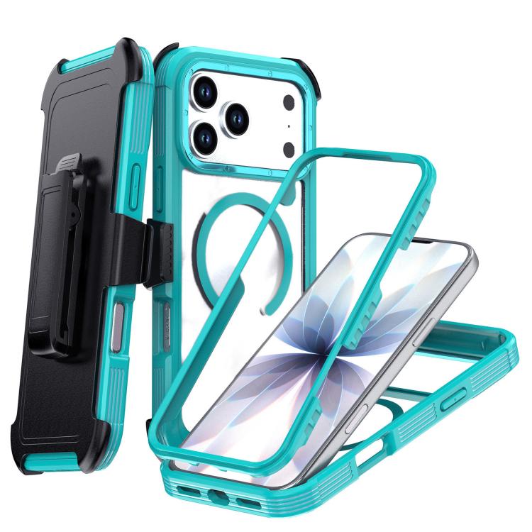 Acrylic Full Coverage Magnetic Phone Case with Back Clip, For iPhone 17 Pro Max, For iPhone 17 Pro, For iPhone 17