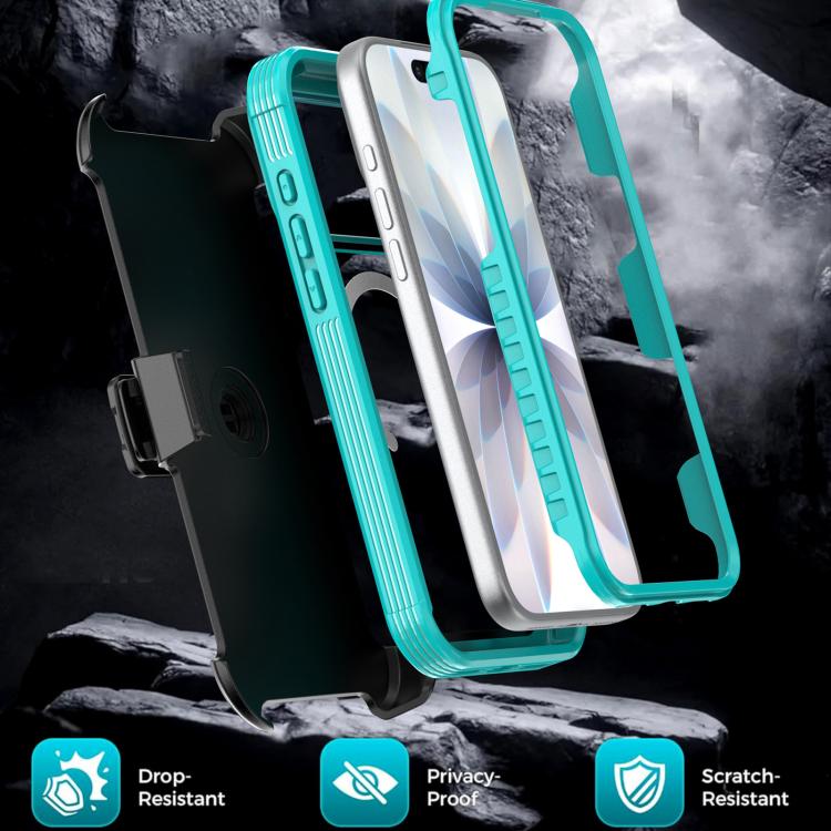 Acrylic Full Coverage Magnetic Phone Case with Back Clip, For iPhone 17 Pro Max, For iPhone 17 Pro, For iPhone 17