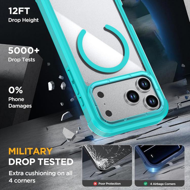 Acrylic Full Coverage Magnetic Phone Case with Back Clip, For iPhone 17 Pro Max, For iPhone 17 Pro, For iPhone 17