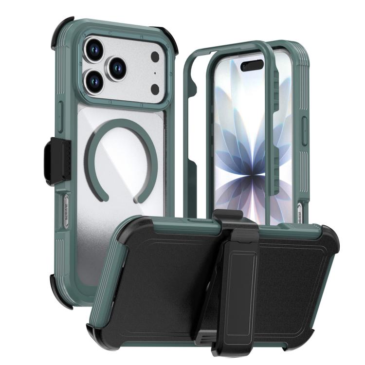 Acrylic Full Coverage Magnetic Phone Case with Back Clip, For iPhone 17 Pro Max, For iPhone 17 Pro, For iPhone 17
