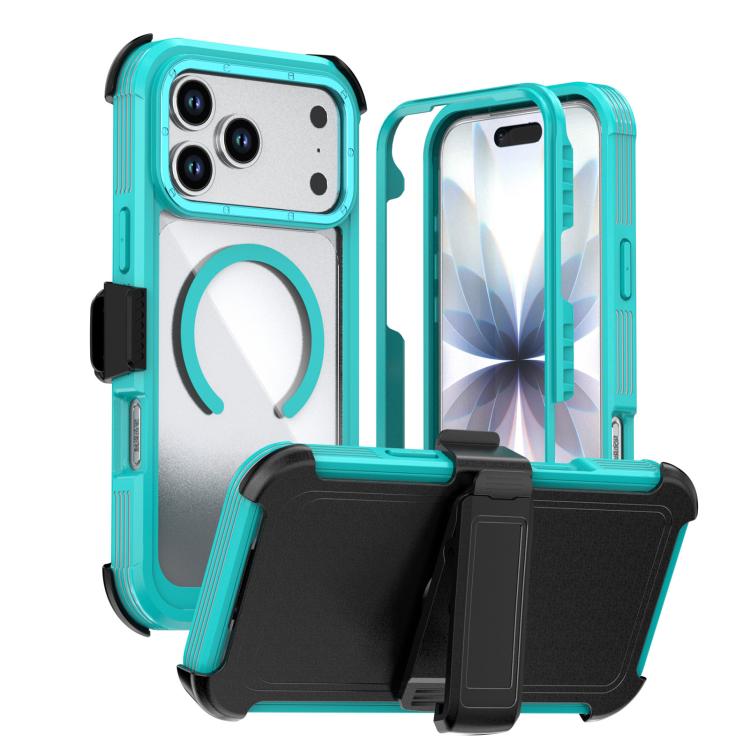 Acrylic Full Coverage Magnetic Phone Case with Back Clip, For iPhone 17 Pro Max, For iPhone 17 Pro, For iPhone 17