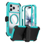 Acrylic Full Coverage Magnetic Phone Case with Back Clip, For iPhone 17 Pro Max, For iPhone 17 Pro, For iPhone 17