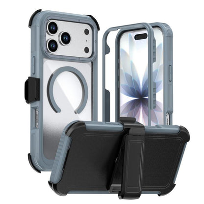 Acrylic Full Coverage Magnetic Phone Case with Back Clip, For iPhone 17 Pro Max, For iPhone 17 Pro, For iPhone 17