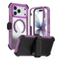 Acrylic Full Coverage Magnetic Phone Case with Back Clip, For iPhone 17 Pro Max, For iPhone 17 Pro, For iPhone 17