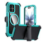 Acrylic Full Coverage Magnetic Phone Case with Back Clip, For iPhone 17 Pro Max, For iPhone 17 Pro, For iPhone 17