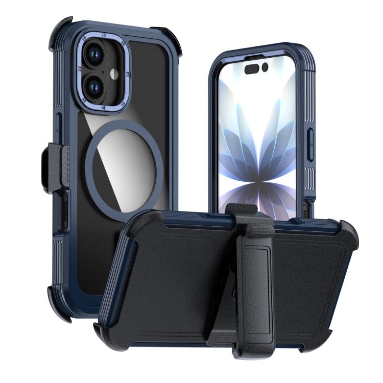 Acrylic Full Coverage Magnetic Phone Case with Back Clip, For iPhone 17 Pro Max, For iPhone 17 Pro, For iPhone 17