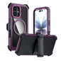 Acrylic Full Coverage Magnetic Phone Case with Back Clip, For iPhone 17 Pro Max, For iPhone 17 Pro, For iPhone 17