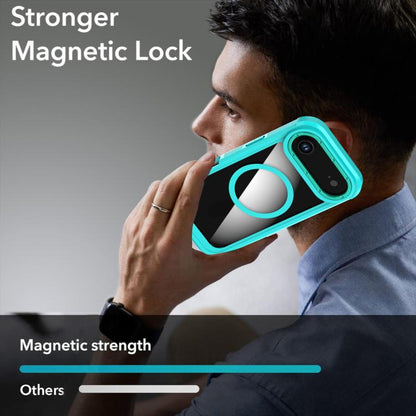Acrylic Full Coverage Magnetic Phone Case with Back Clip, For iPhone Air, For iPhone 16 Pro Max, For iPhone 16 Pro