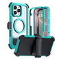 Acrylic Full Coverage Magnetic Phone Case with Back Clip, For iPhone Air, For iPhone 16 Pro Max, For iPhone 16 Pro