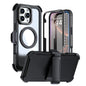 Acrylic Full Coverage Magnetic Phone Case with Back Clip, For iPhone Air, For iPhone 16 Pro Max, For iPhone 16 Pro