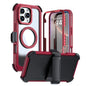 Acrylic Full Coverage Magnetic Phone Case with Back Clip, For iPhone Air, For iPhone 16 Pro Max, For iPhone 16 Pro