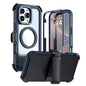 Acrylic Full Coverage Magnetic Phone Case with Back Clip, For iPhone Air, For iPhone 16 Pro Max, For iPhone 16 Pro