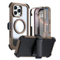 Acrylic Full Coverage Magnetic Phone Case with Back Clip, For iPhone Air, For iPhone 16 Pro Max, For iPhone 16 Pro