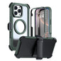 Acrylic Full Coverage Magnetic Phone Case with Back Clip, For iPhone Air, For iPhone 16 Pro Max, For iPhone 16 Pro