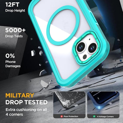Acrylic Full Coverage Magnetic Phone Case with Back Clip, For iPhone 14 / 13, For iPhone 14 Pro, For iPhone 14 Pro Max