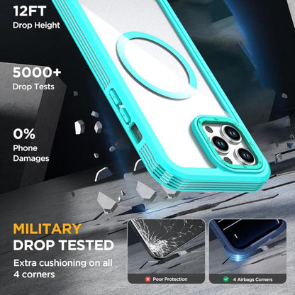 Acrylic Full Coverage Magnetic Phone Case with Back Clip, For iPhone 13 Pro Max, For iPhone 13 Pro, For iPhone 12 / 12 Pro
