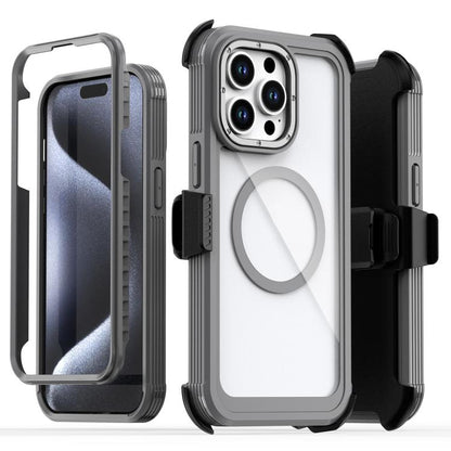 Acrylic Full Coverage Magnetic Phone Case with Back Clip, For iPhone 13 Pro Max, For iPhone 13 Pro, For iPhone 12 / 12 Pro
