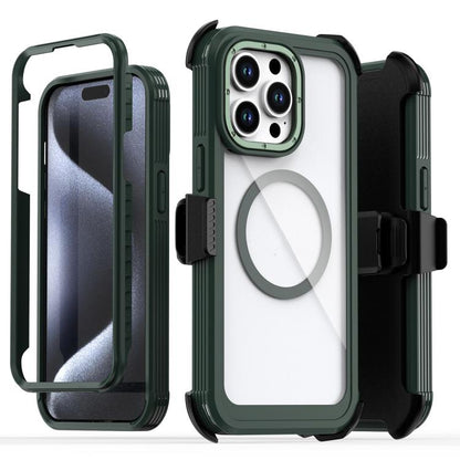 Acrylic Full Coverage Magnetic Phone Case with Back Clip, For iPhone 13 Pro Max, For iPhone 13 Pro, For iPhone 12 / 12 Pro