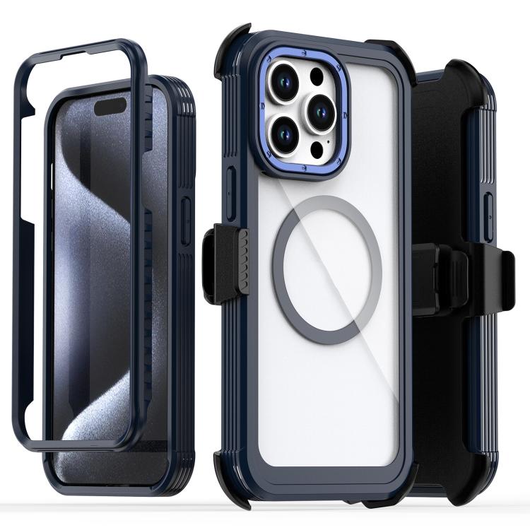 Acrylic Full Coverage Magnetic Phone Case with Back Clip, For iPhone 13 Pro Max, For iPhone 13 Pro, For iPhone 12 / 12 Pro