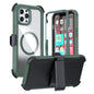 Acrylic Full Coverage Magnetic Phone Case with Back Clip, For iPhone 12 Pro Max