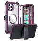 Acrylic Full Coverage Magnetic Phone Case with Back Clip, For iPhone 12 Pro Max