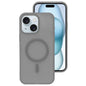 Crystal-Clear Colors Skin-friendly Feel Liquid Silicone Magnetic Phone Case, For iPhone 15