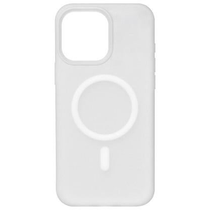 Crystal-Clear Colors Skin-friendly Feel Liquid Silicone Magnetic Phone Case, For iPhone 15 Pro Max, For iPhone 15 Pro