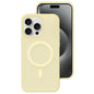 Crystal-Clear Colors Skin-friendly Feel Liquid Silicone Magnetic Phone Case, For iPhone 15 Pro Max, For iPhone 15 Pro