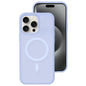 Crystal-Clear Colors Skin-friendly Feel Liquid Silicone Magnetic Phone Case, For iPhone 15 Pro Max, For iPhone 15 Pro