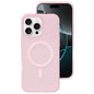 Crystal-Clear Colors Skin-friendly Feel Liquid Silicone Magnetic Phone Case, For iPhone 16 Pro, For iPhone 16