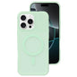 Crystal-Clear Colors Skin-friendly Feel Liquid Silicone Magnetic Phone Case, For iPhone 16 Pro, For iPhone 16